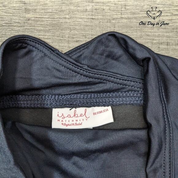 Isabel Maternity Denim Bermuda Shorts Size 8 - Picture 2 of 5
